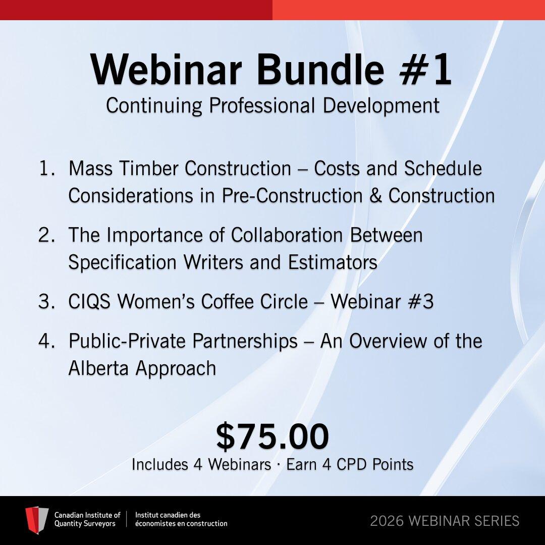 Webinar Bundle #1 (2026)